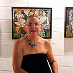 Maxine at the Skulski Gallery NJ