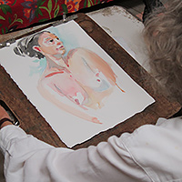 The Figure in Watercolor